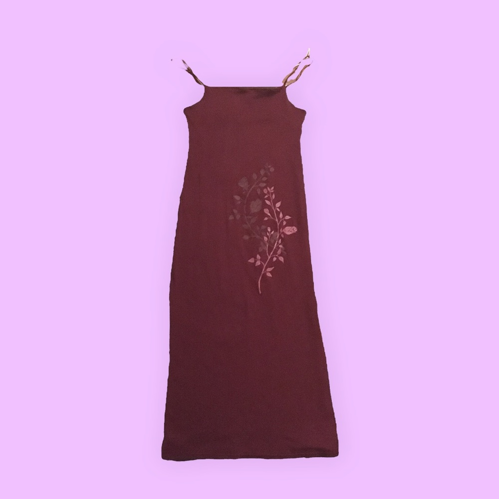 Machine chose long maxi dress